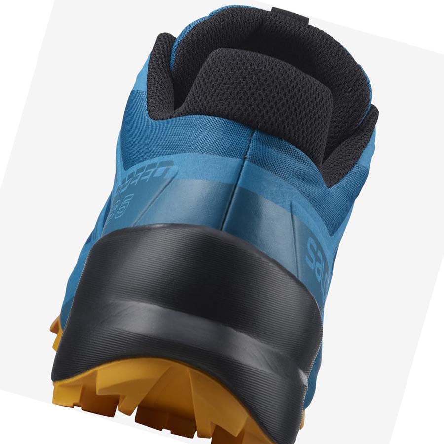 Salomon SPEEDCROSS 5 Erkek Patika Koşu Ayakkabısı Mavi | TR 3514WNB